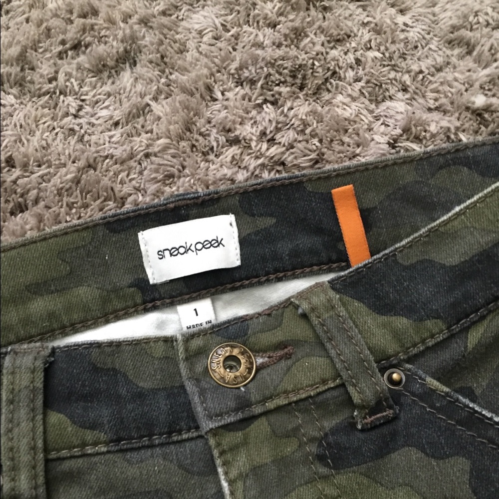 Camo jeans